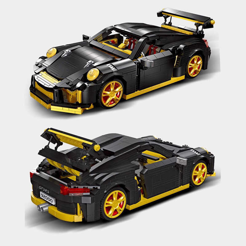 92000 JIESTAR MOC Technical Racers er Speed Car Building Bloc Brick ...