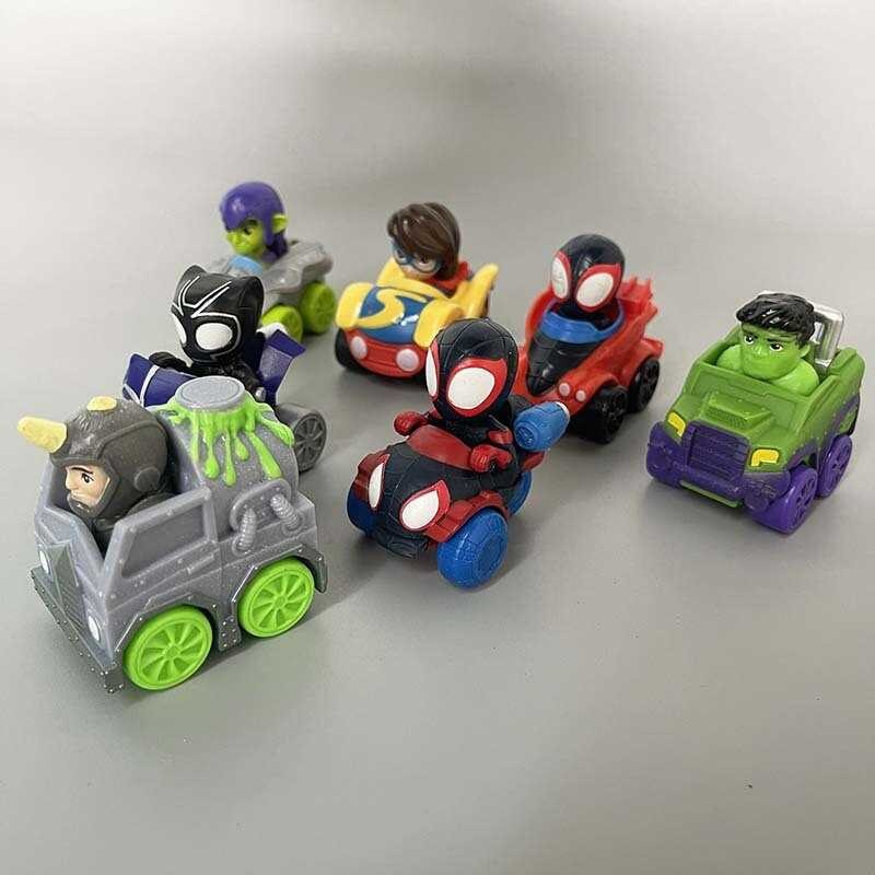 Marvel Spidey Action Figure Hulk Con Camion, Set Supereroi E Villain, Giocattolo Per Bambini, Regalo Prescolare