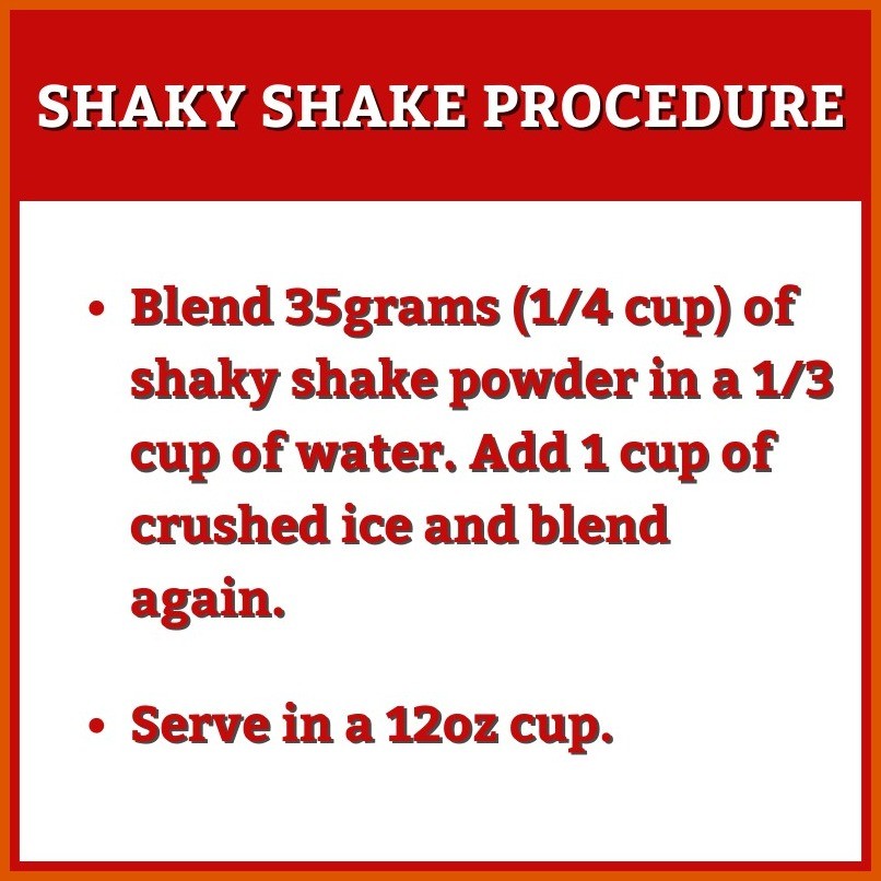 Chocolate Shaky Shake Powder Mix 1Kg Shakey Shake Milkshake Powder ...