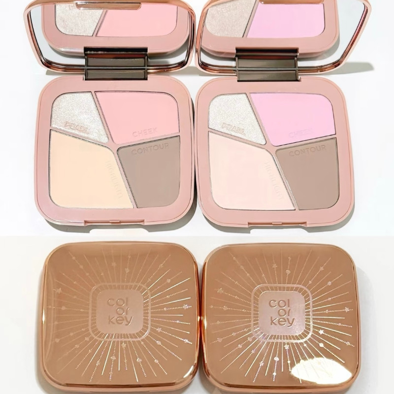 COLORKEY Contouring Four Colors Contouring Palette Highlights Blush ...