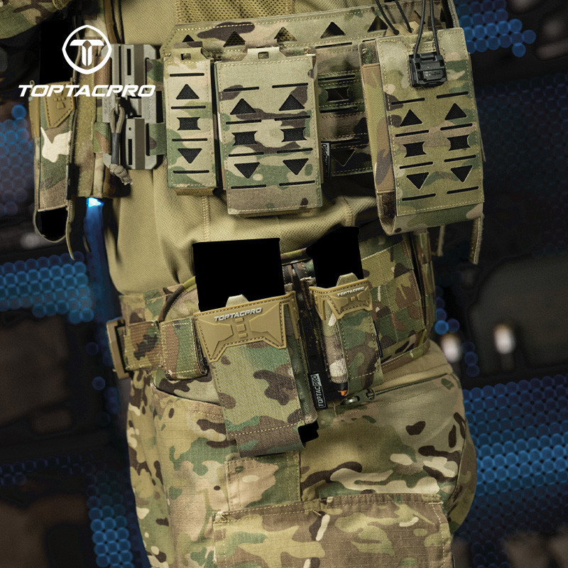 Copri Silenziatore TOPTACPRO TP8503 In Tessuto CP Multicam, Laser Cut, 18cm