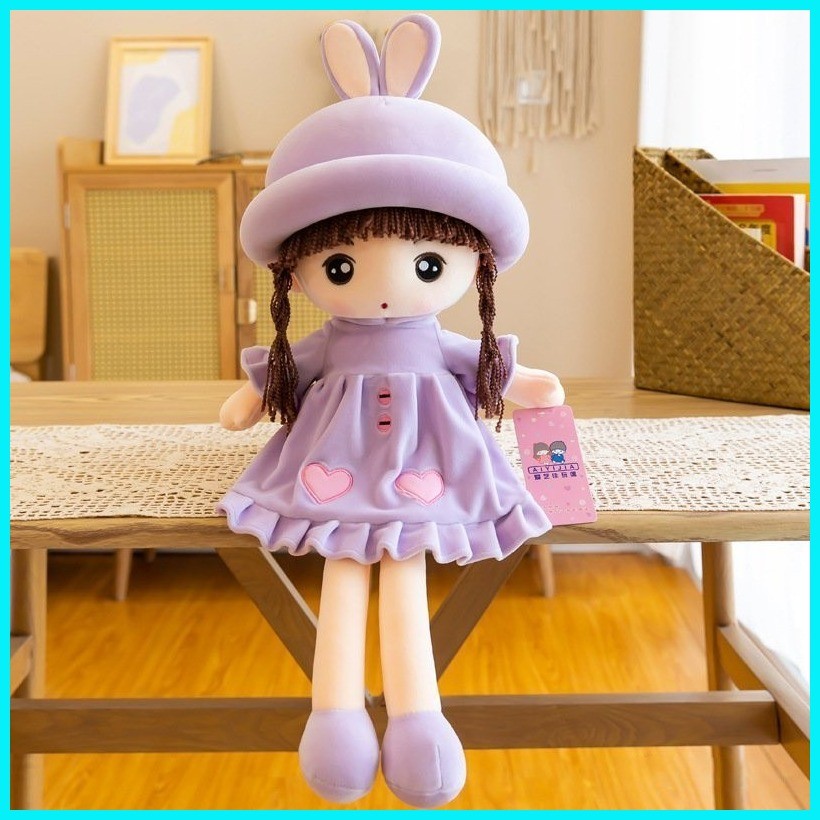 Princess Rabbit Plush Doll - Soft Stuffed Animal Toy, Cute Birthday ...