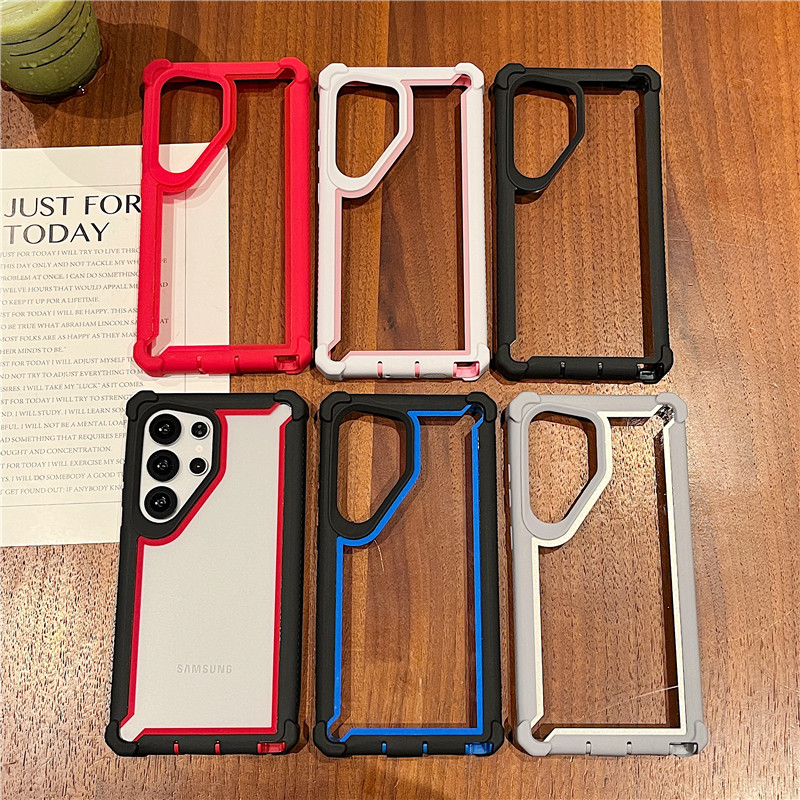 Double layer anti drop structure phone case For Samsung S25 S24 S23 S22 ...