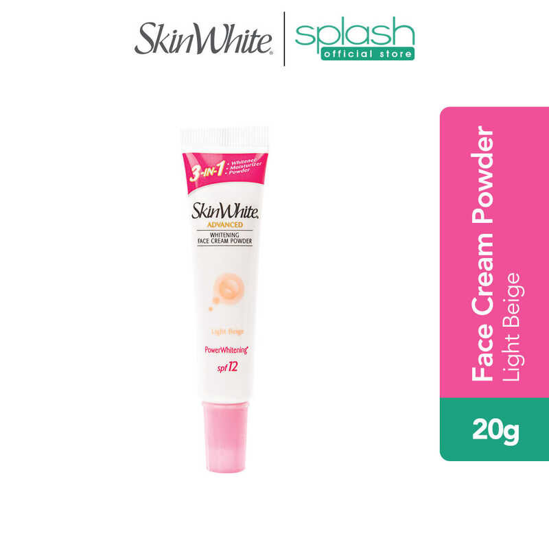 1 Skinwhite Face Cream Powder Power Whitening Spf12 Moisturizer - Light ...