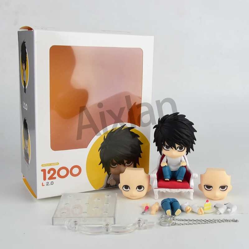 Buy 5pcs/set Death Nóté Figure 1200# L Lawliet Áctíón Fígure Death Nóté