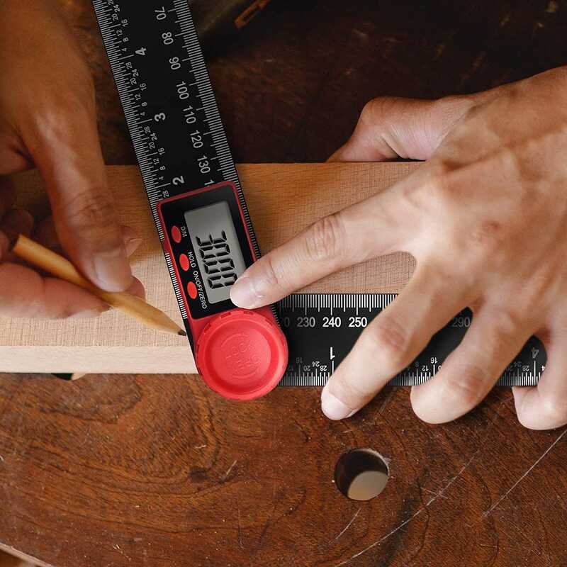 200mm 2 7 Inch Digital Protractor Digital Angle Finder Protractor Ruler ...