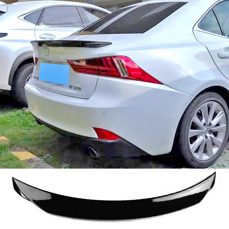 Black Spoiler for Lexus IS200 2012 to 2018 Tail Fin IS 250 350 300 Car ...