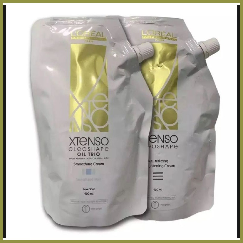 ๑ L'Oréal 400ml Set Loreal Extenso Evershape Hair Rebonding For Natural ...