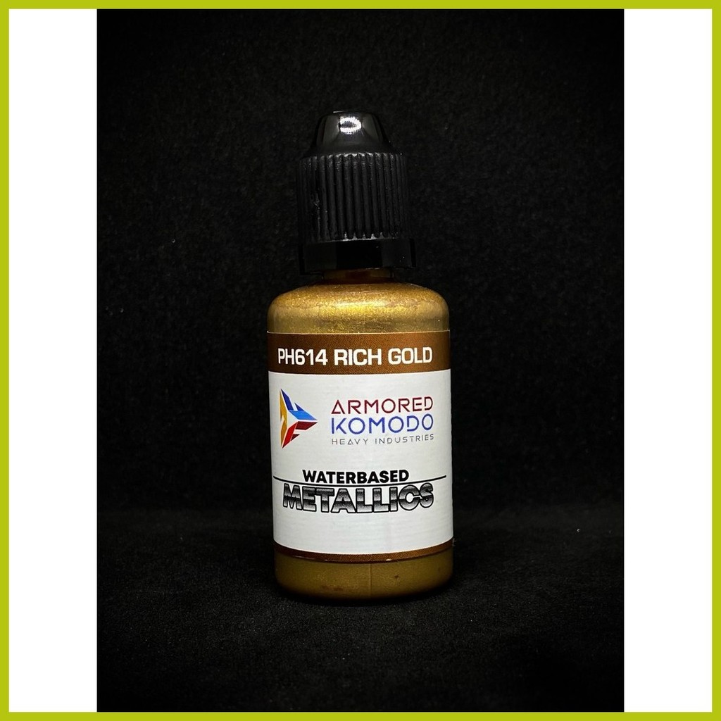 ArKom PH614 Rich Gold Waterbased Acrylic Paint Armored Komodo | Shopee ...