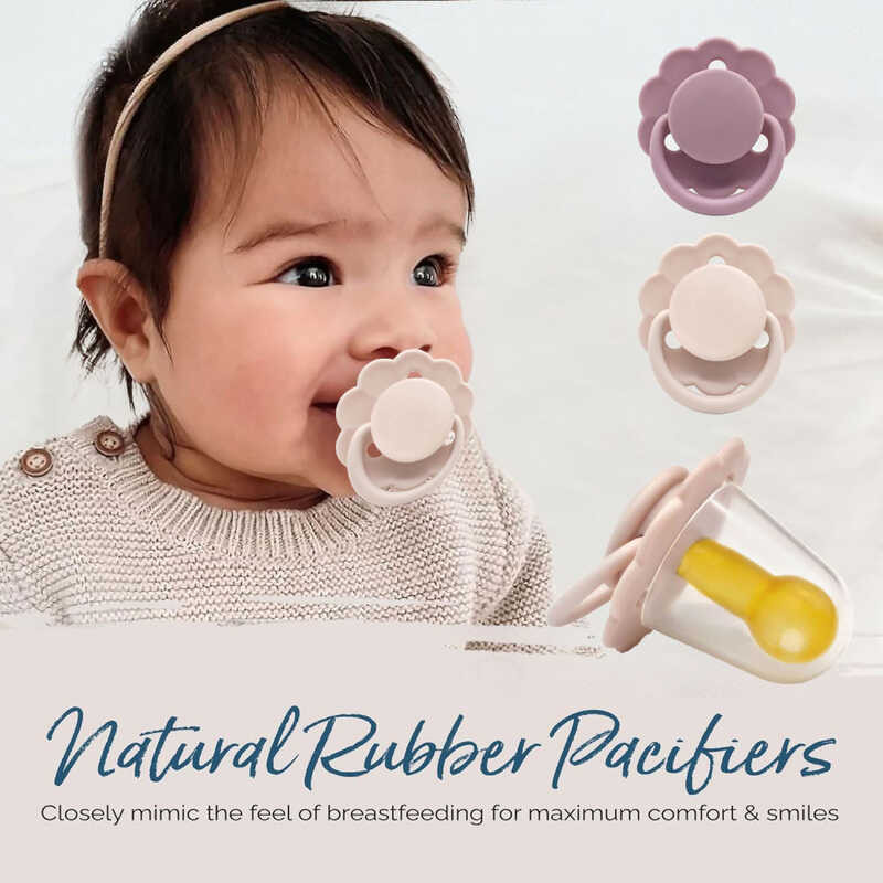 Natural Latex Pacifier For Newborns 0-3 Years Old, Small Wer Shape ...