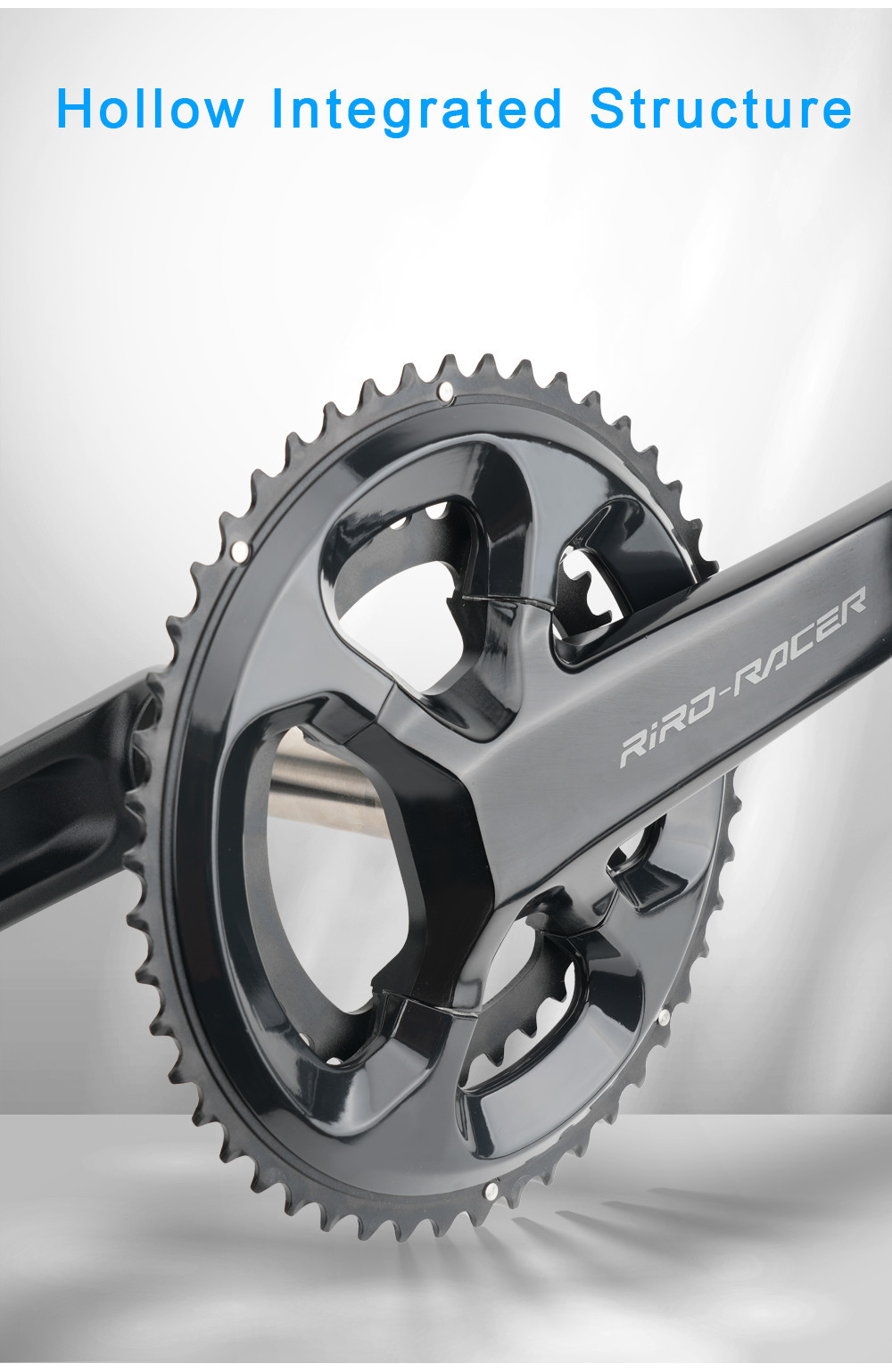 RIRO RACER R8 Road Bike Crank 170mm 50-34T Chainrings Sprockets Hollow ...