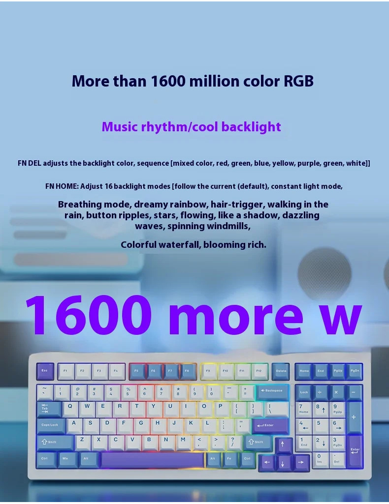 Fresh Look at Langtu F99 3Mode Rgb Backlight Mechanical Keyboard Cherry Profile South