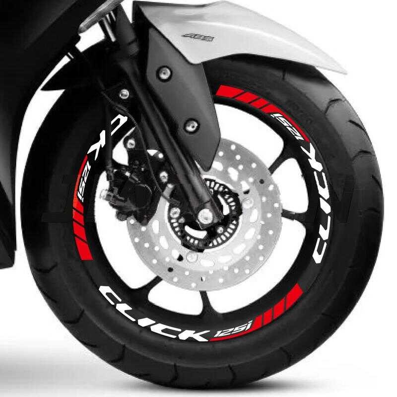 Honda Click Rim Set Sticker Mags Decals For 125I V3 V2 | Shopee Philippines