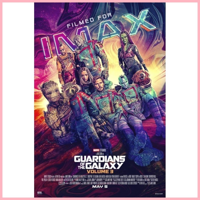 Guardians Of The Galaxy Vol. 3 Laminated Posters Movie Posters Stickers