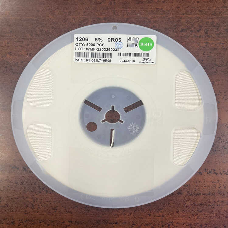 Surface mounted resistor 1206 resistance 0.05R 5% error silk screen ...