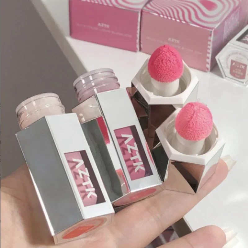 AZTK Jello Color Powder Blusher Rendering Moisturizing Beauty Expands ...