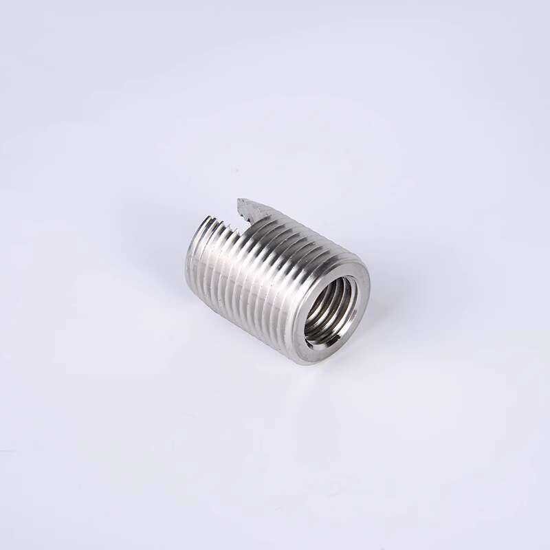 slotted Stainless steel 302 type threaded bushing, self tapping ...