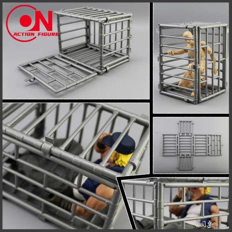 1/12 Scale Model Scenario Imprison Cage Simulation Prison Scene ...