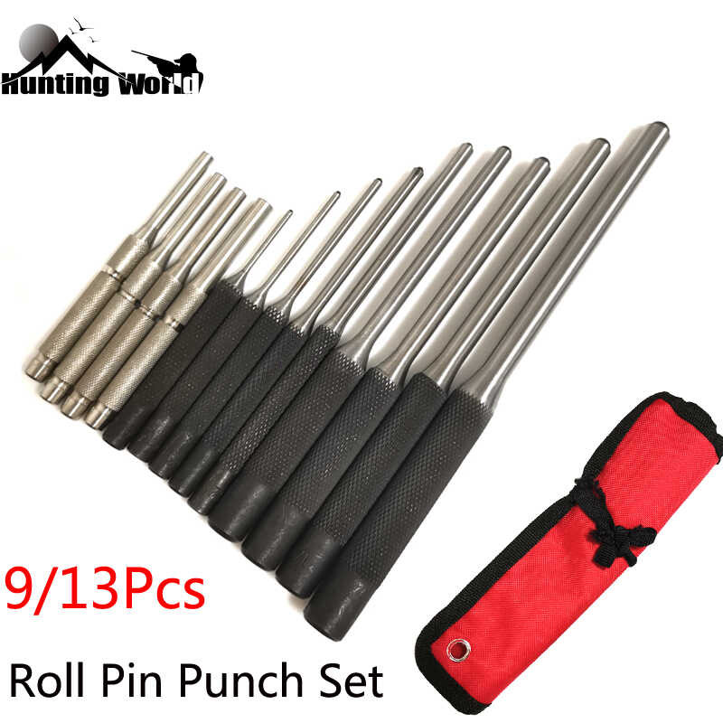 Ab2 Tactical 9/13Pcs Pin Punch Set Rifle Bolt Catch Roll Up Tool Kit ...