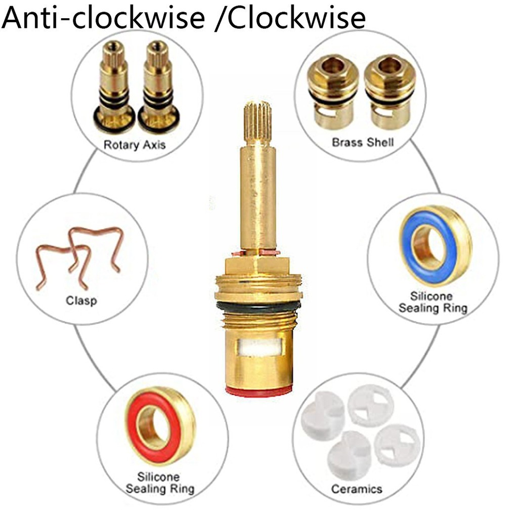 ⭐ Hot selling ⭐Shower Bath Tap valve Cartridge Quarter Turn flow Long