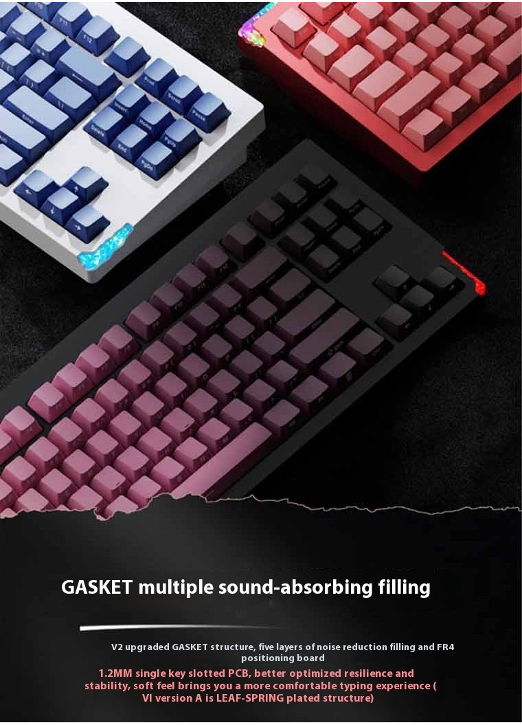WEIKAV STARS80 V2 three mode customized aluminum alloy mechanical ... - Mechanical Keyboard Kits With Quick Detach Switches