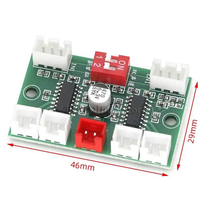 4*3W PAM8403 4 Channels mini Digital Audio DIY Module USB 5V small ...
