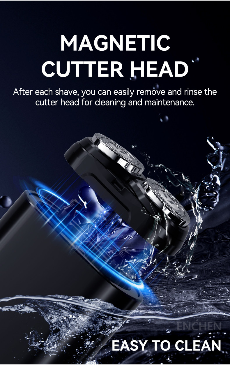 Enchen Electric Shaver Pop-up Hidden Cutter Head Portable Shaver ...