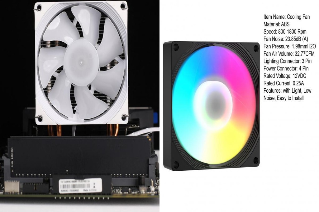Compact Design Cpu Cooler Cpu Cooling Fan High Speed Hydraulic Bearing