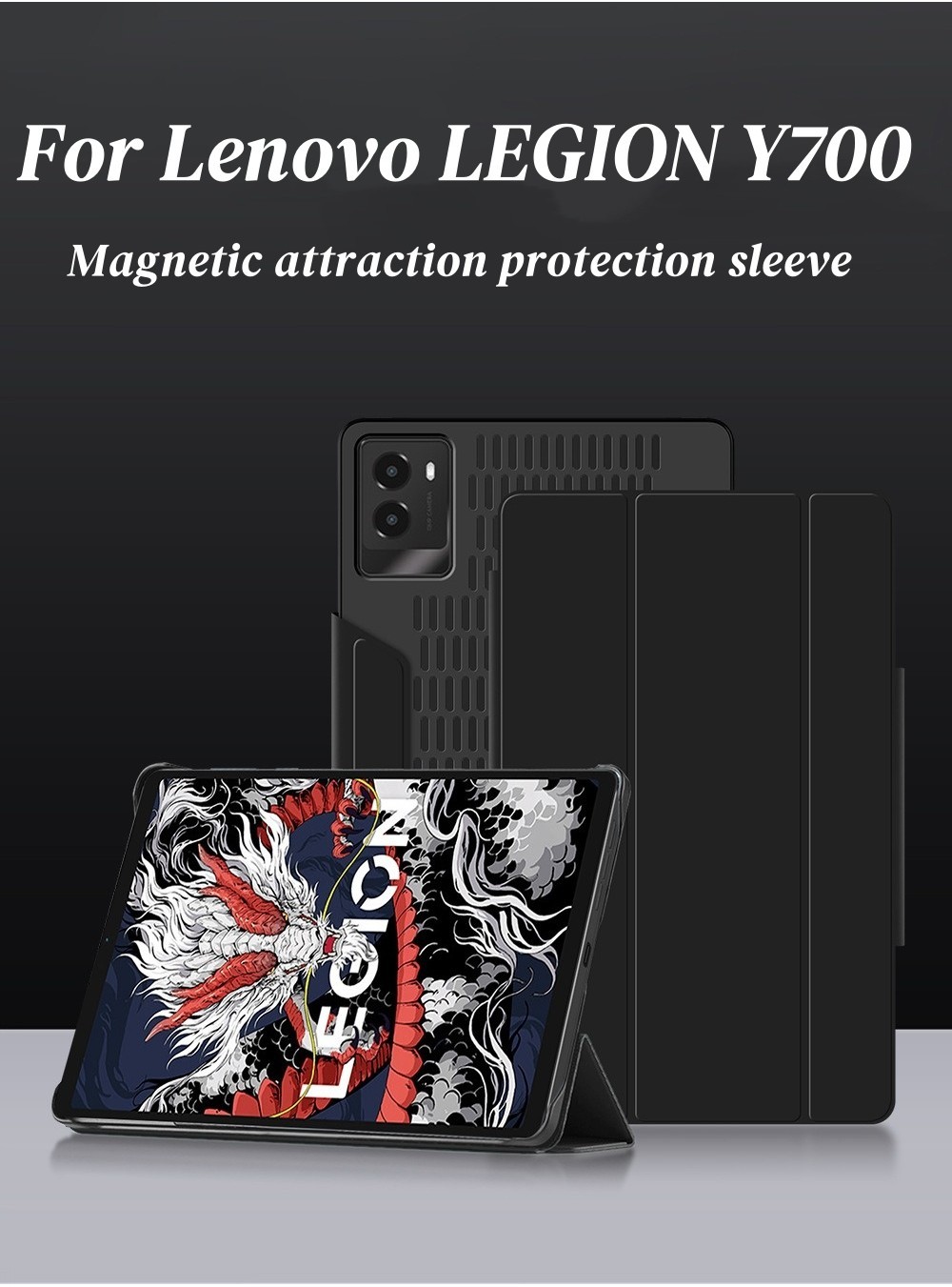For Lenovo Legion Y700 2025 Game Tablet Back Case For LEGION Y700 3rd Gen 8.8 inch TB321FU