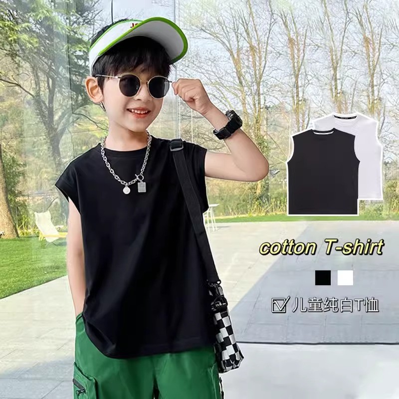 Sando for kids black tank top Plain White 100% cotton inner sando ...