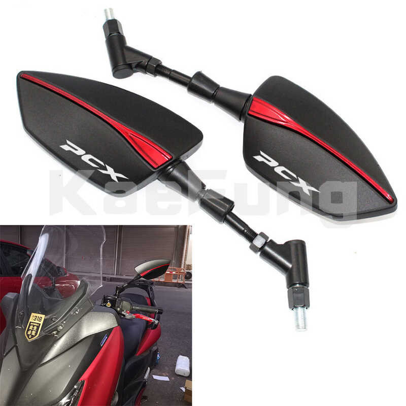 CNC 9 Motorcycle Rear View End Bar Rearview Mirrors Side Mirror For ...