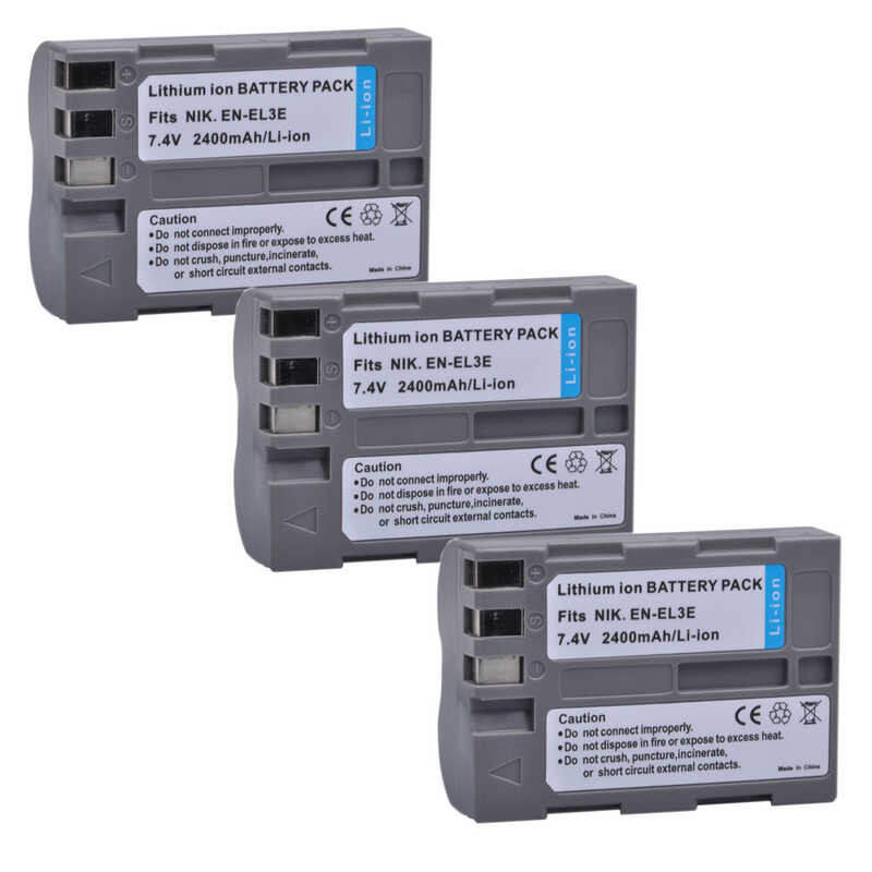 2 Batterie EN-EL3E Compatibili Per Nikon | D30, D50, D70, D80, D90, D200, D300, D700 - Foto 11