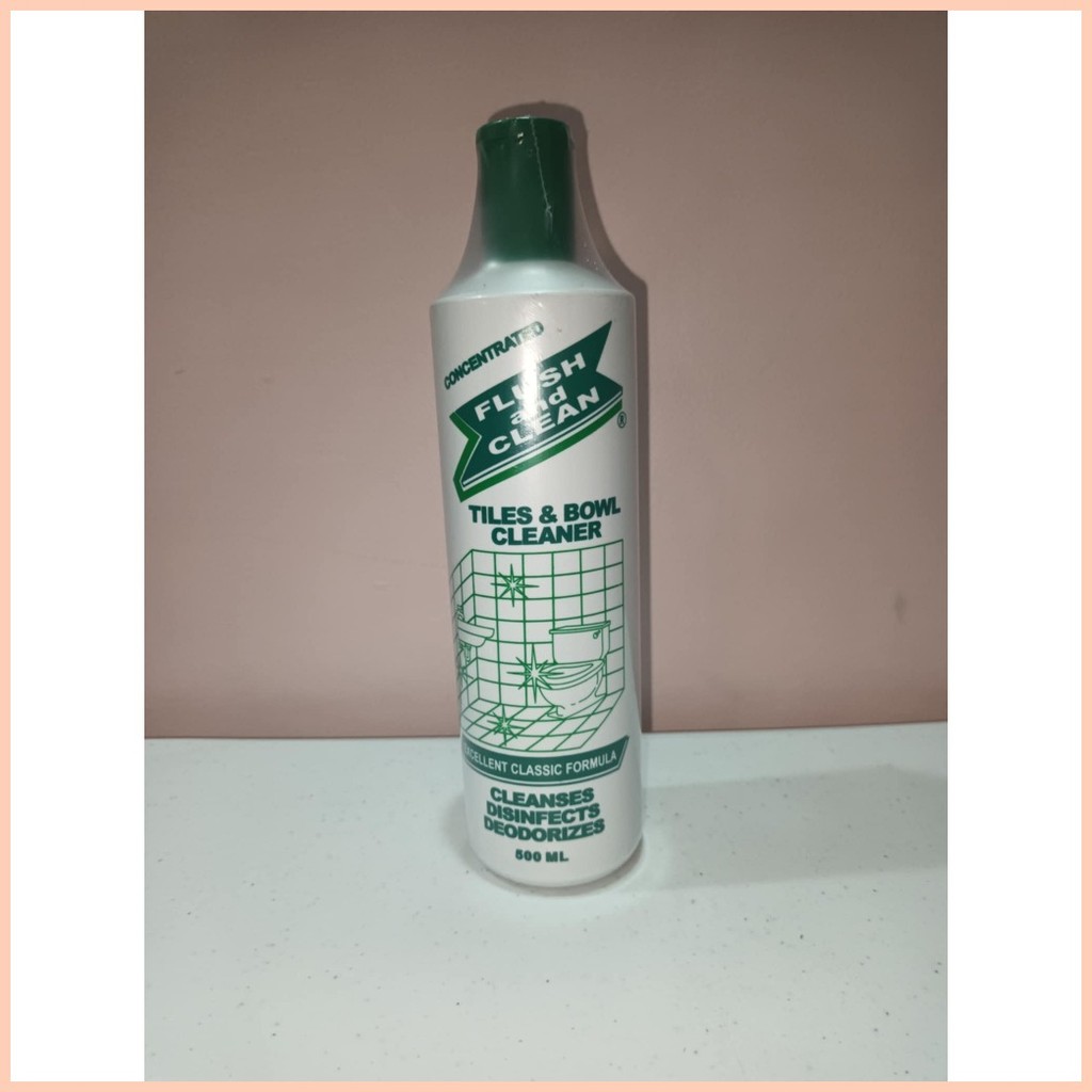 ⊙ Flush and Clean Toilet and Bowl Cleaner (Green 500ml) | Shopee ...