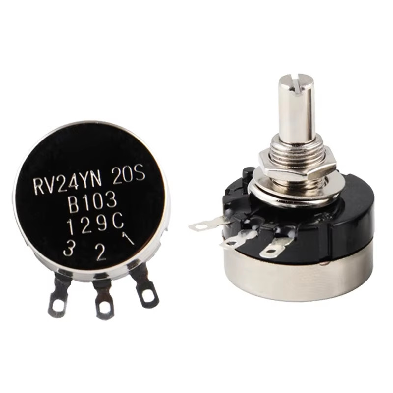 2/1Pcs Potentiometer RV24YN20S Adjustable Resistor Carbon Film Linear ...