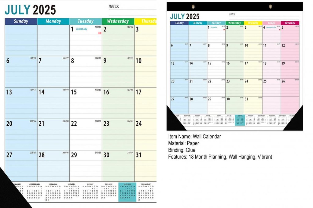[Ready stock] Dates Wall Calendar Professional Content Design Calendar ...