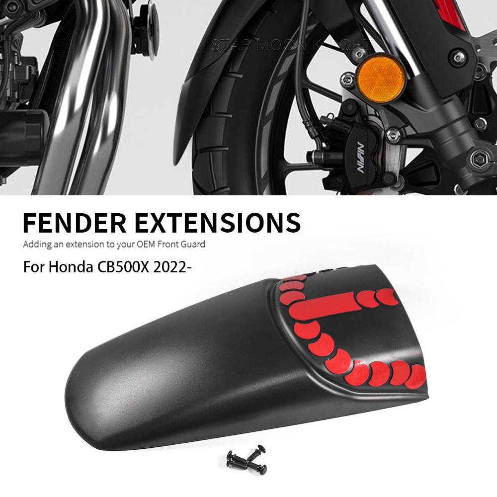 Cb500x Motorcycle Accessories Front Fender Mudguard Extender Extension