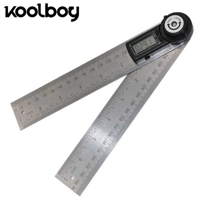 200mm 2 Electronic Digital Protractors Goniometer Level Angle