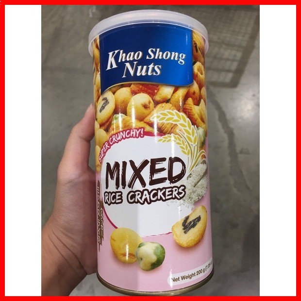∇ ☫ Khao Shong Nuts Mixed Rice Crackers 200 g | Shopee Philippines