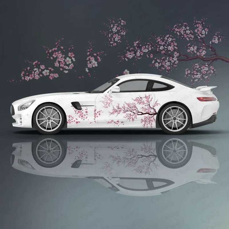 Yy Sakura Muna Stickers Ito Tuning Racing Vinyl Wrap Side Graphics ...