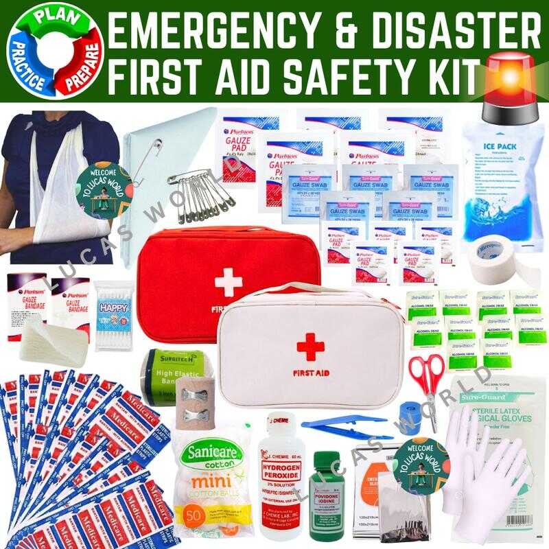 835 EMERGENCY AND DISASTER FIRST AID SAFETY Kit, COMPLETE SET MEDICAL ...