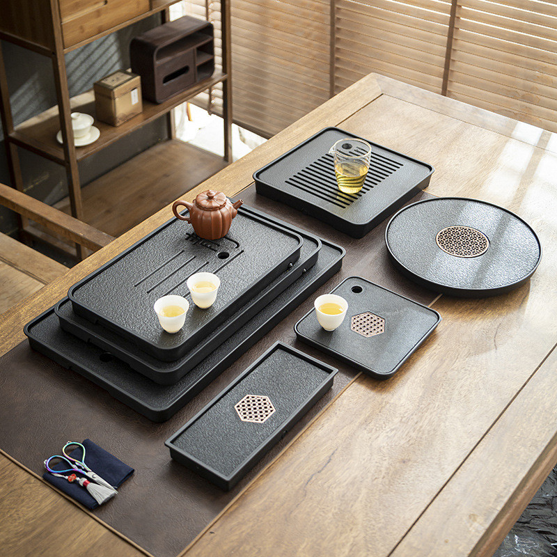 Imitation Wujinshi Tea Tray Light Luxury Home Tea Set Tea Table Small ...