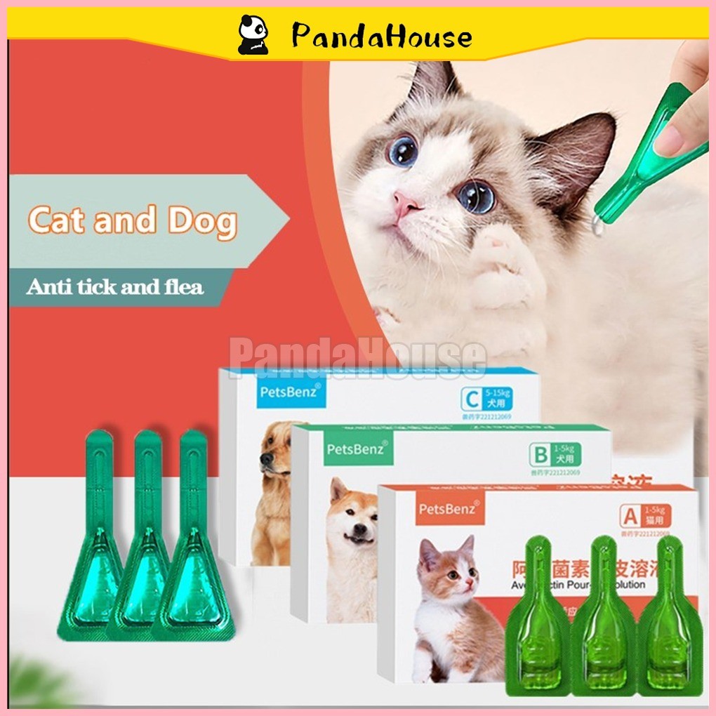 卍 ☑ PetsBenz Ivermectin for Dog Cat Flea Remover Tick and Flea Remover ...