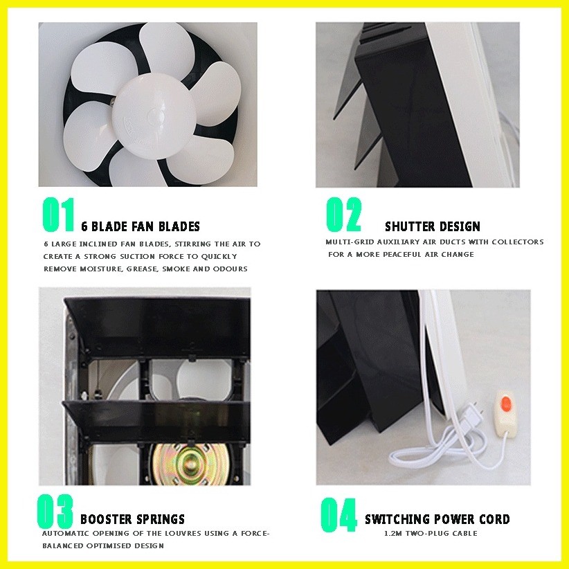 exhaust fan wall for kitchen stove bathroom ventilation window ceiling