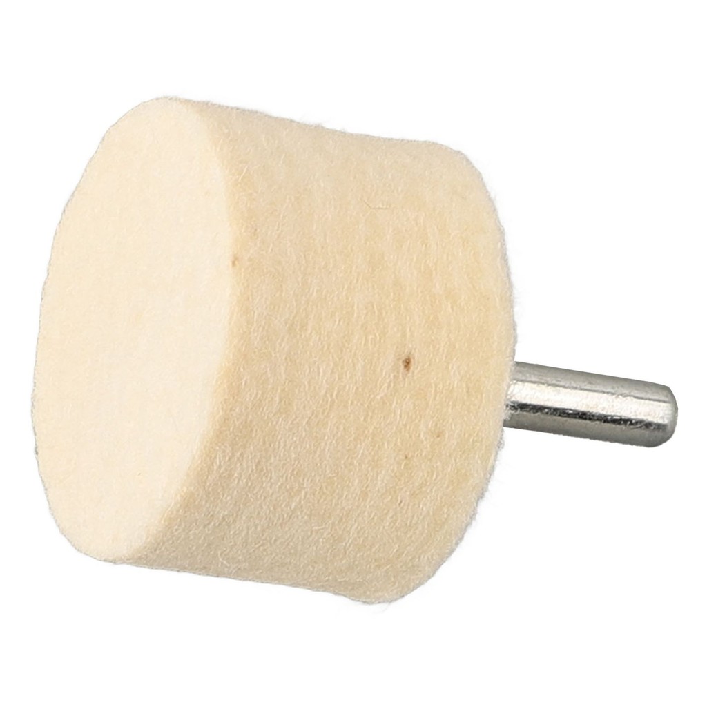 JTFY ️Wool Felt Mounted Polishing Buffing Wheel 6mm Shank Grinding Head ...