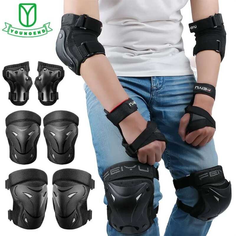 Kit de protection pour enfants, avec casque, genou, coude, protection