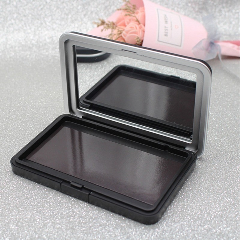 Matte Black Empty Magnetic Cosmetics Palette Eyeshadow Blusher DIY ...
