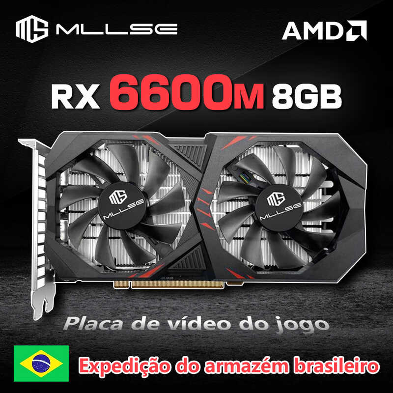 MLLSE AMD Radeon RX 6600M 8Gb Placa De Game Graphics Gddr6 128Bit 7Nm ...
