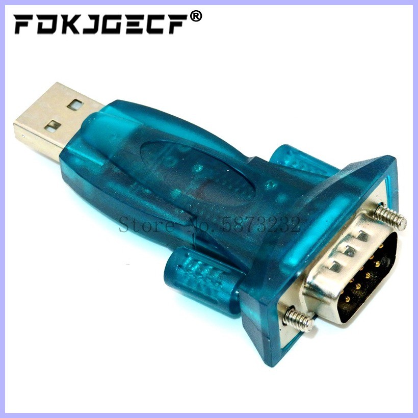 2 Câbles Adaptateur USB Vers Série HL-340 | 9 Broches DB9, 80 Cm, Compatible Windows 7/8/10