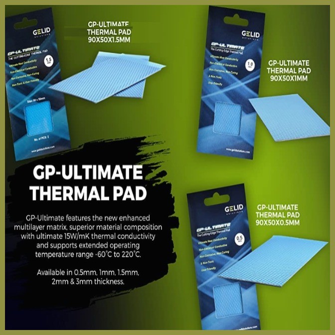 ♨ Gelid Solutions GP-Ultimate - Gelid Thermal Pads for GPU and etc ...