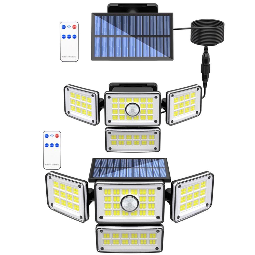 Outdoor Solar Lights Ip65 Waterproof 224 LED Motion Sensor Security ...